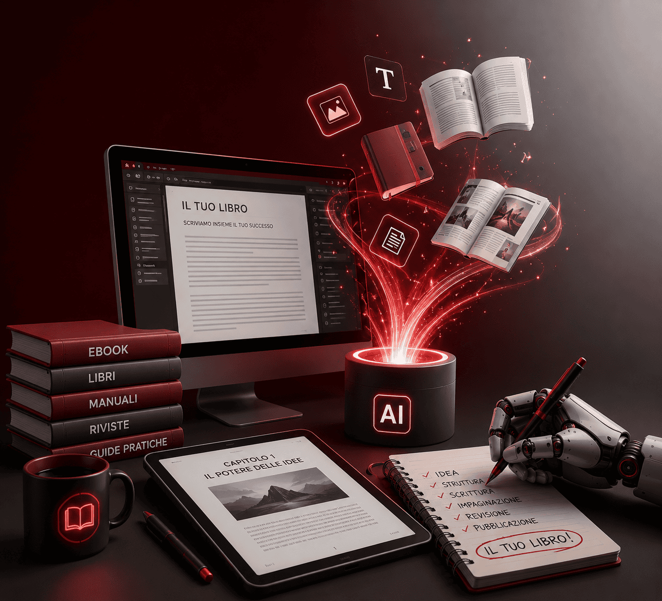 creare libri