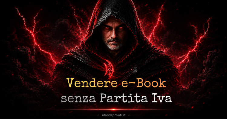 vendere ebook senza partita IVA