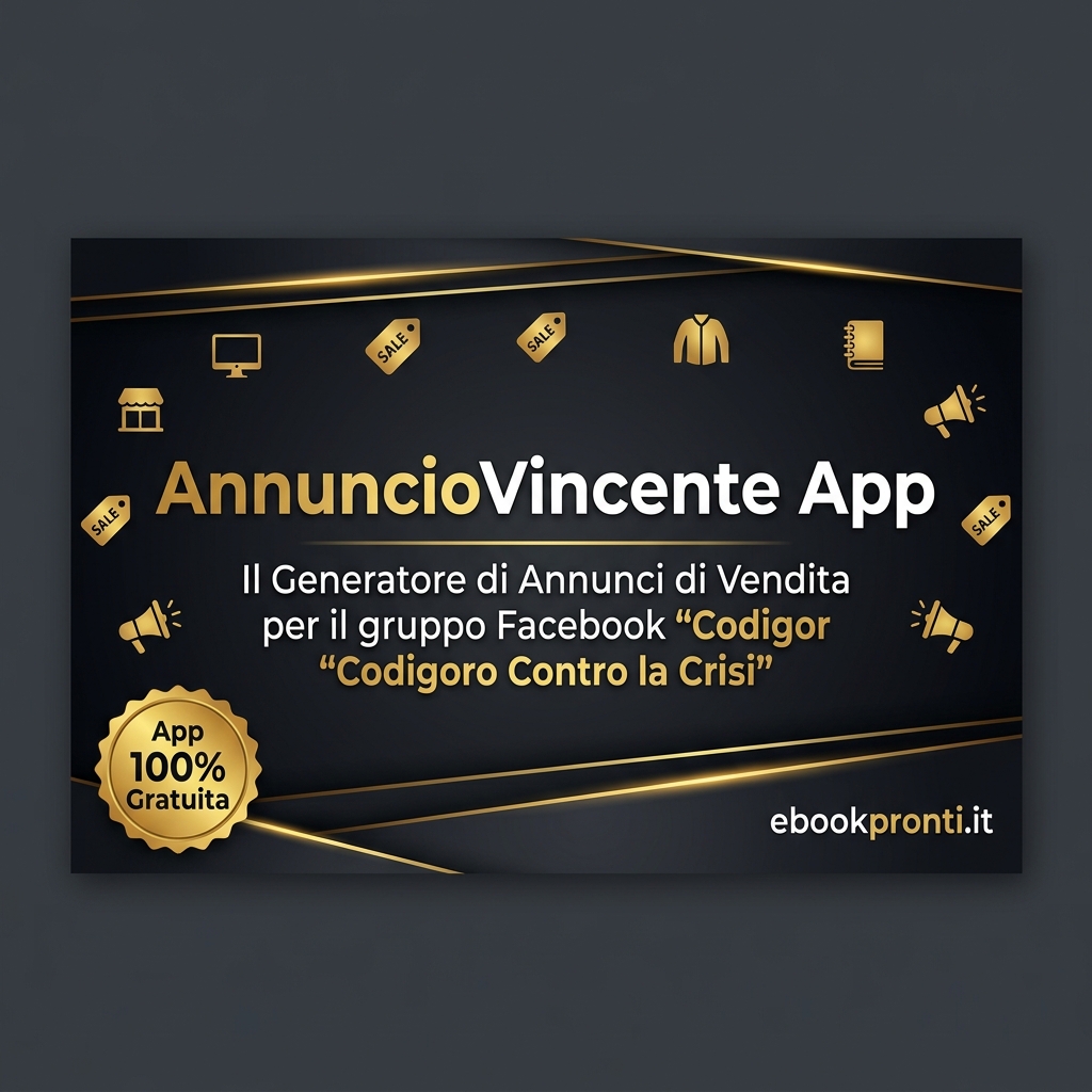 LavoroFacile App — Codigoro Contro la Crisi
